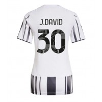Juventus Jonathan David #30 Domáci Ženy futbalový dres 2025-26 Krátky Rukáv